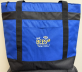 Large Tote Royal Blue Cooler with Embroidered BEES logo